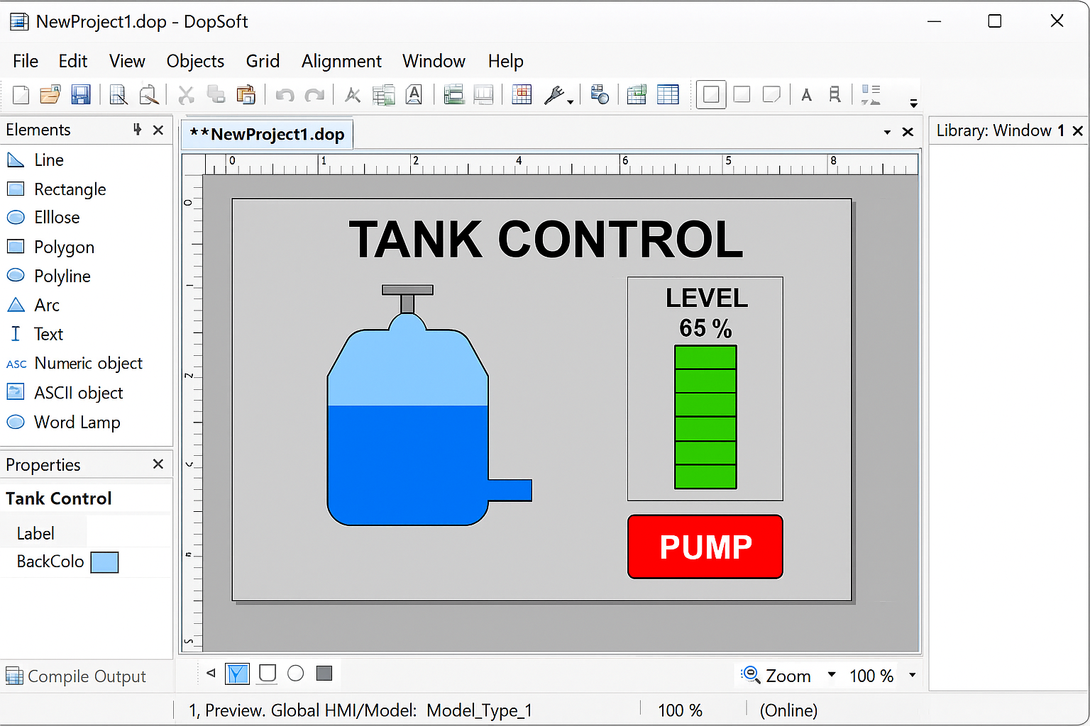 آموزش DOPSoft دلتا | طراحی مانیتورینگ HMI
